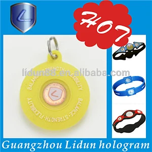 2012 Latest Hologram silicone pet tag