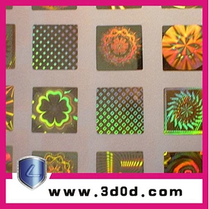 High quality adhesive hologram sticker labels for juice bottle labels