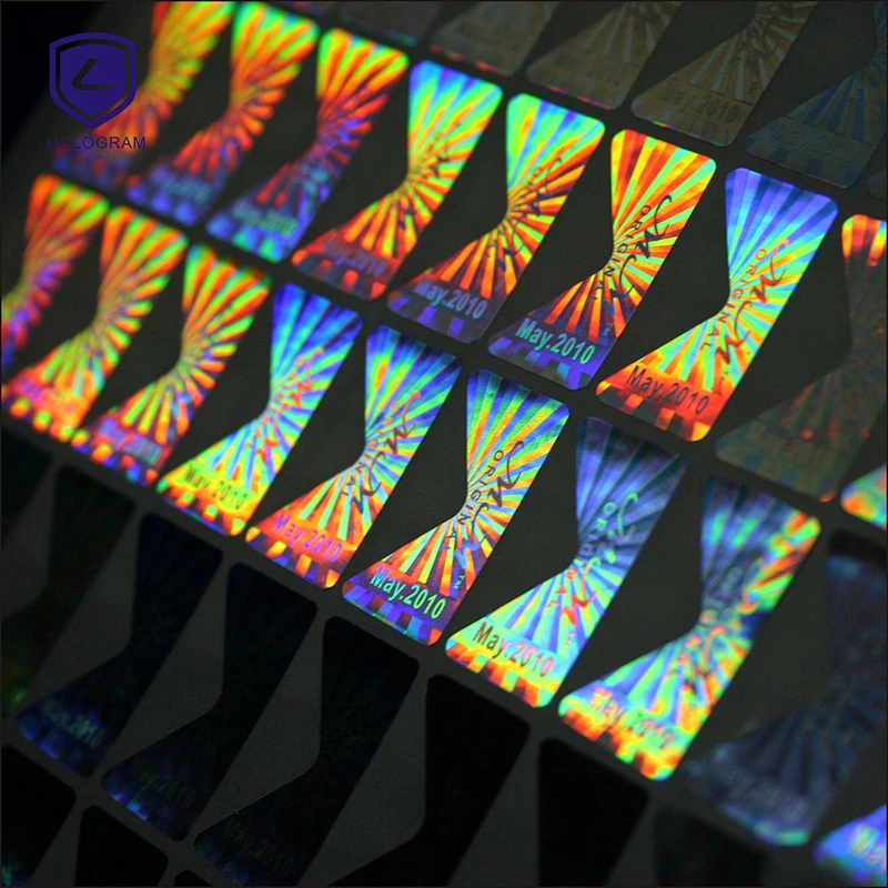 Customized Authentic Certificate Hologram Tamper Evident Label Sticker Seals