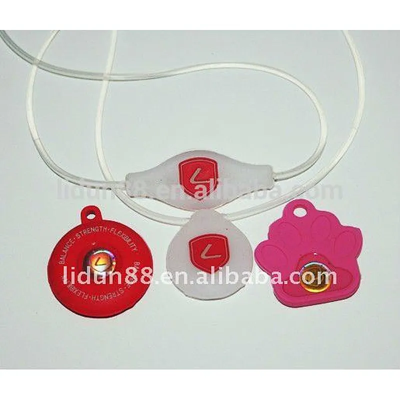 2012 Canada business gift new style charming silicone balance energy pet tag