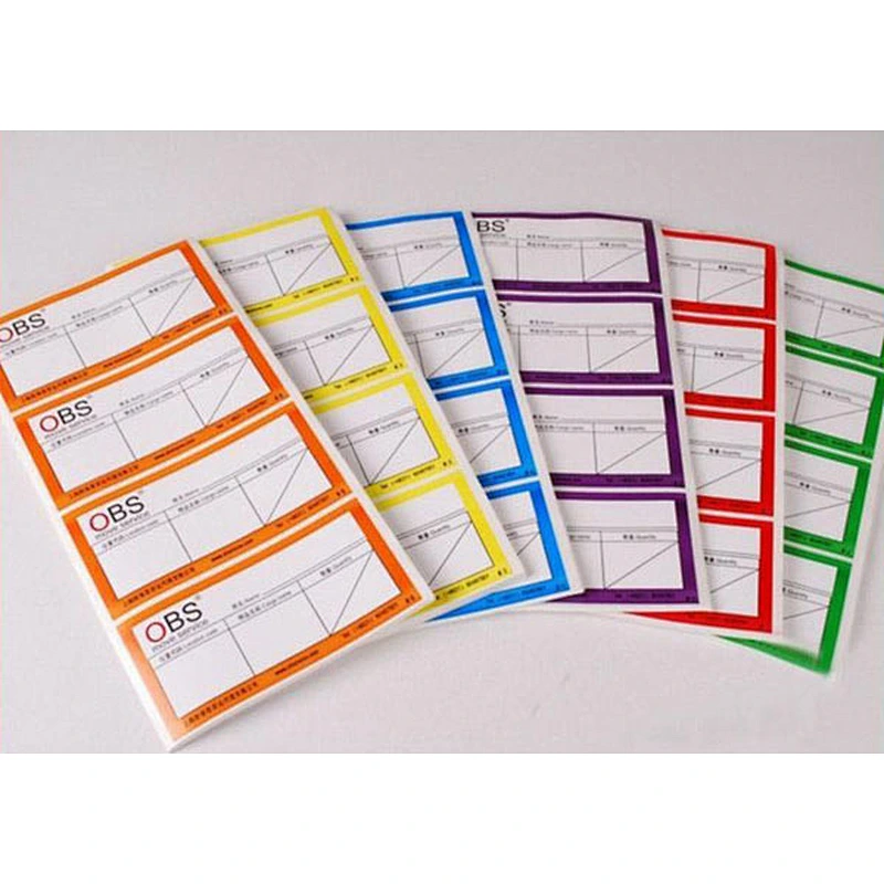 punch hole paper stickers custom hologram labels