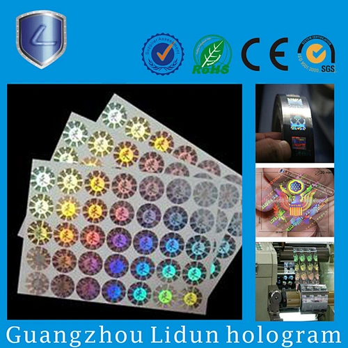 Paper sticker, hologram sticker, hologram laser sticker