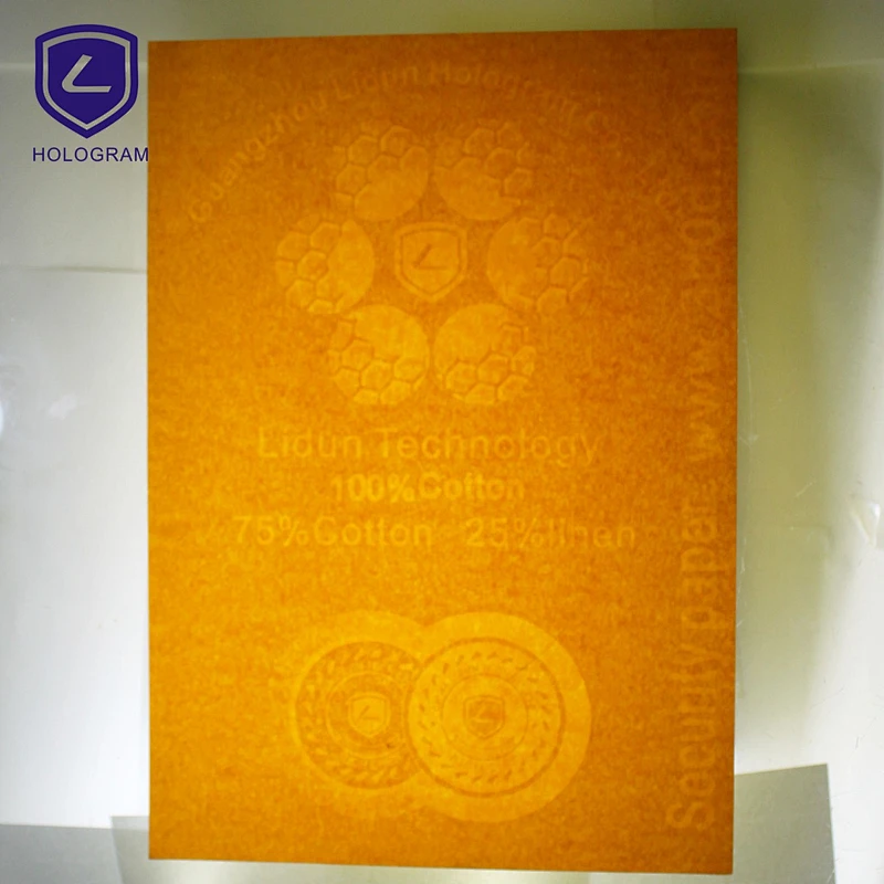 Kuwait watermark papers printing, LianLong brand watermark papers processing