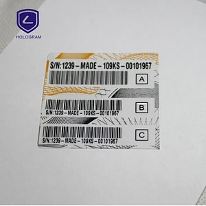 Hologram and Barcode