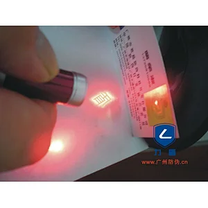 master image 3d Hologram sticker.