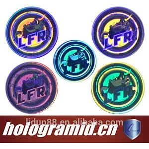 laser printer waterproof labels transparent hologram Adhesive Sticker