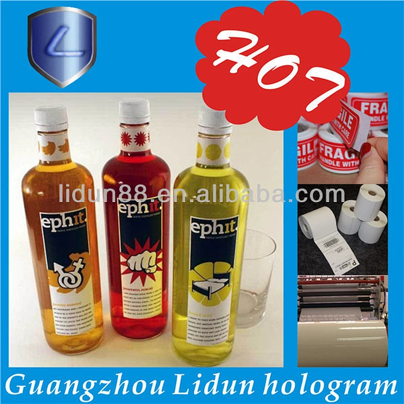 Custom wine glass printed stickers&wine box stickers&wine bottle lables