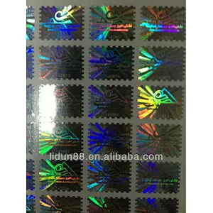 security holograms, holographic sticker/label for machine