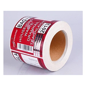 Color adhesive thermal transfer label printing thermal transfer paper