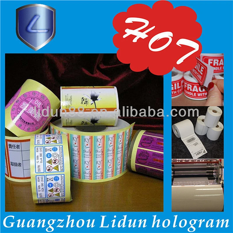 customized genuine security hologram sticker printing manufacturer in Guangzhou
