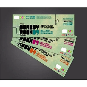 Hot Stamping Foil Gift Coupon Silver Foil Embossing Security Coupon Security paper ticket with hologram design