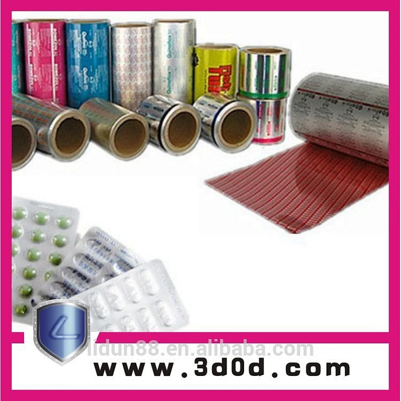Various Colors Laser Hologram Holographic Hot Stamping Foil Rolls