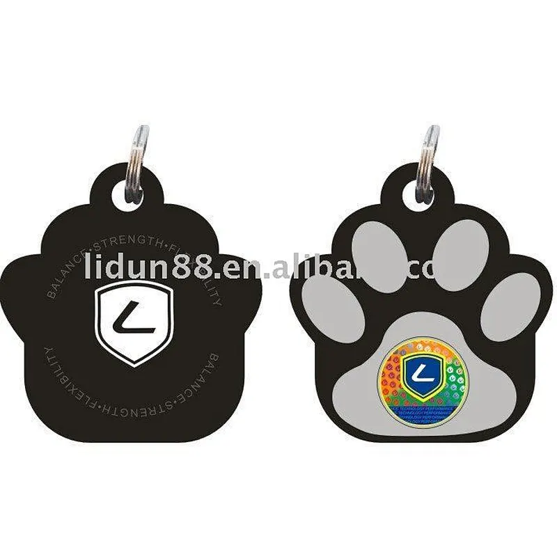 2012 Latest Hologram silicone pet tag