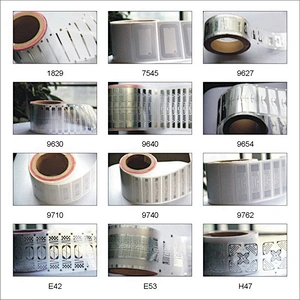punch hole paper stickers custom hologram labels