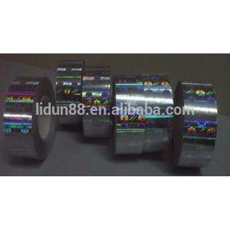 advanced security hot stamping hologram foil labels