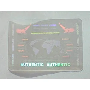 3d Security ID card/ hologram card/