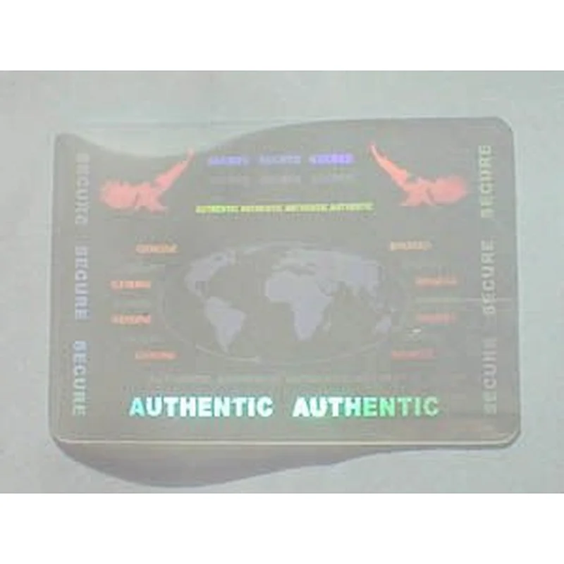 3d Security ID card/ hologram card/