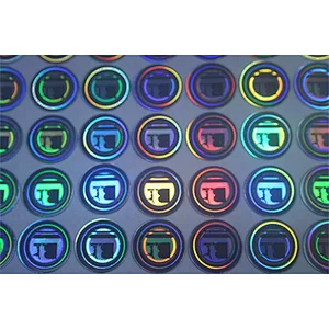 dot matrix customized label hologram for wholesales with quality insurrance