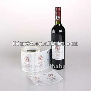 costom wine bottle sticker