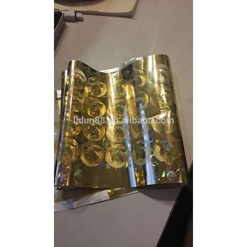 Various Colors Laser Hologram Holographic Hot Stamping Foil Rolls