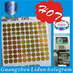 Warranty Sticker Waterproof Paper 3D Hologram Label
