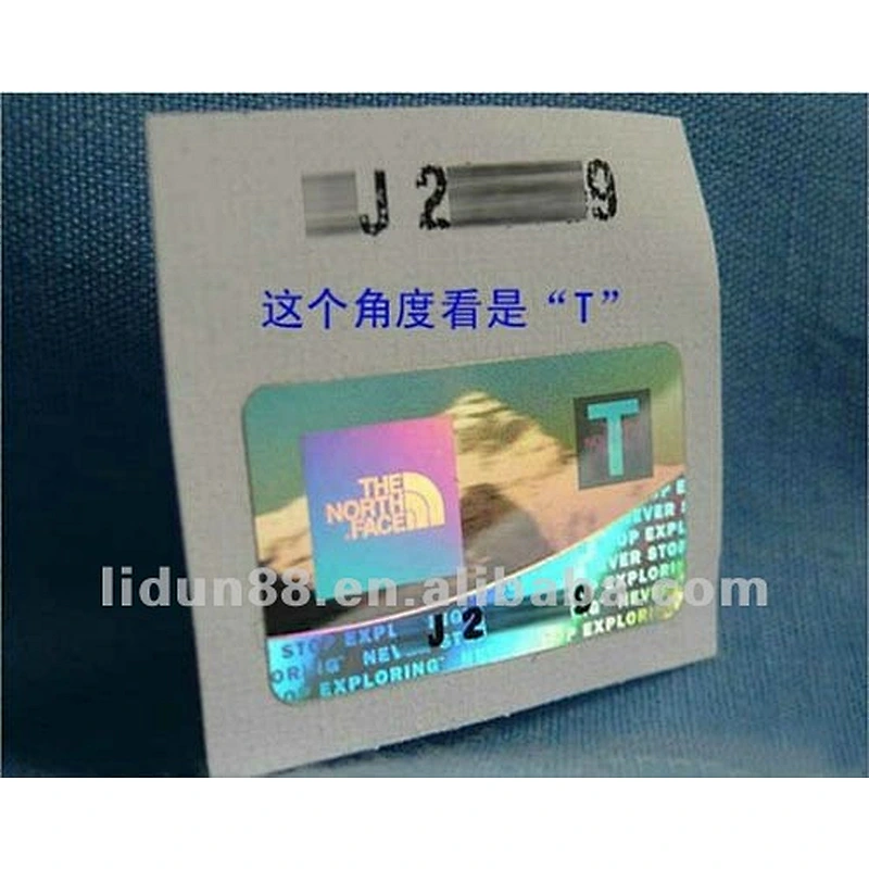 hologram sticker with UV effect printing, holograms