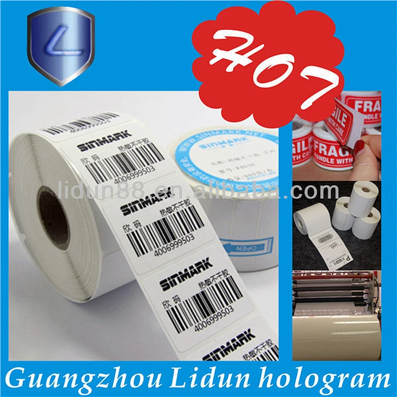 High quality waterproof laser printer paper sticker