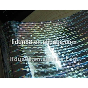 custom factory supply 2017 hot stamping hologram foil printing