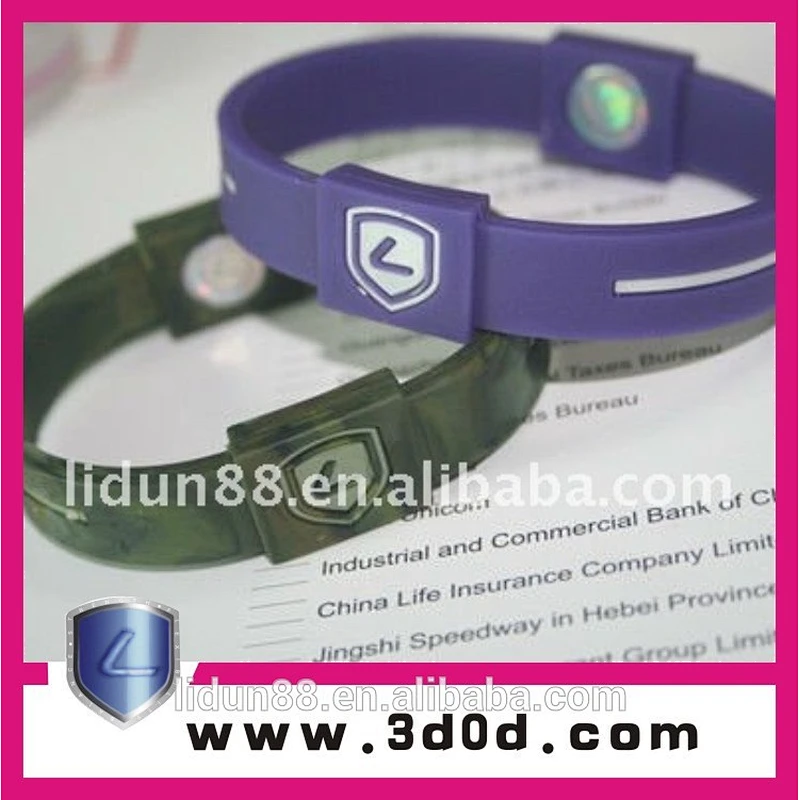customized ion balance Silicone watch Bracelet