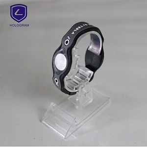 embossed butterfly silicone bracelets with charm