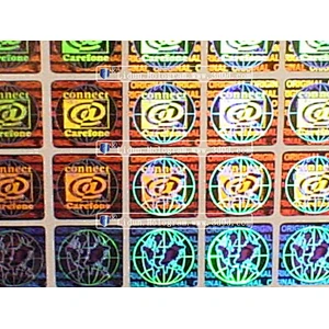 3D printing company name printed custom products use hologram stickers
