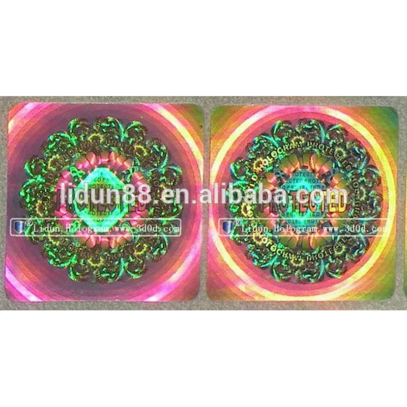 A grade make anti-counterfeit labels and hologram stickers make in Guangzhou