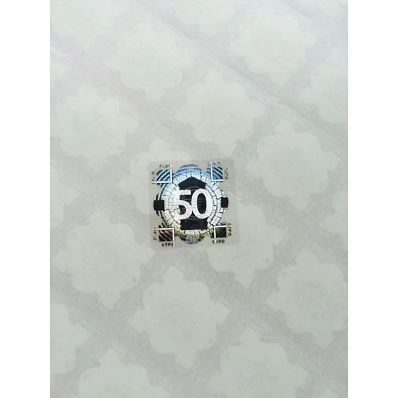 High quality anti-counterfeit 50 holographic tags