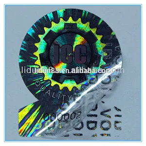 A grade make anti-counterfeit labels and hologram stickers make in Guangzhou