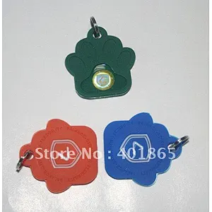 hologram Silicone pet tags