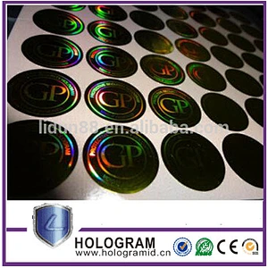 customized logo holographic security label printing
