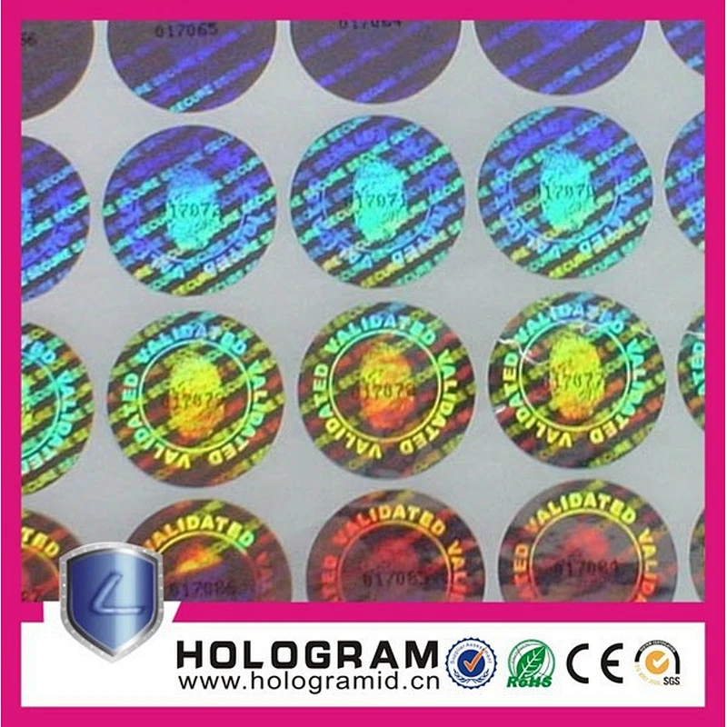 Hologram Labels With Laser Marking,Anti-fake Hologram Label