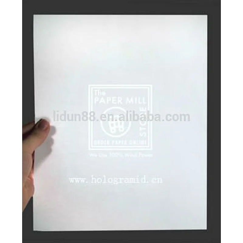 Watermark paper / security thread paper / security fiber paper from ...