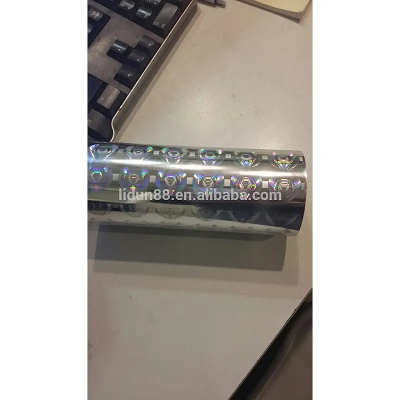 Various Colors Laser Hologram Holographic Hot Stamping Foil Rolls