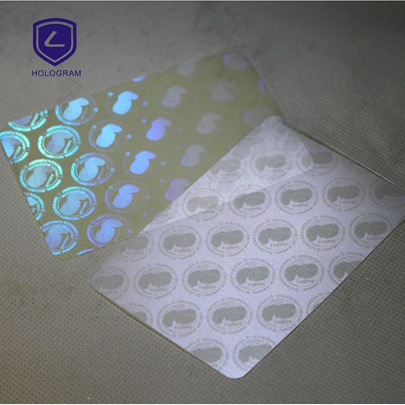 custom ID card hologram overlay