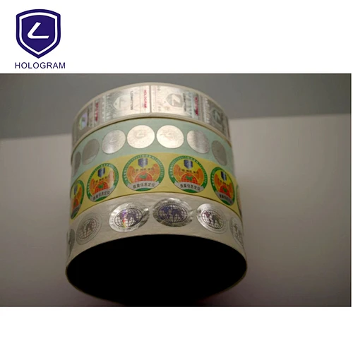 High quality 3d anti-fake label hologram foil strip label