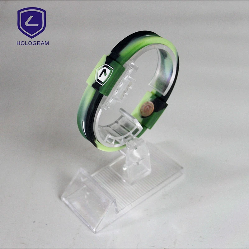 2012 EGYPT new silicon hologram funny ion sport flexible bracelet