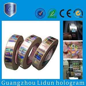 high tech good quality anti-counterfeiting hologram sticker hologram film