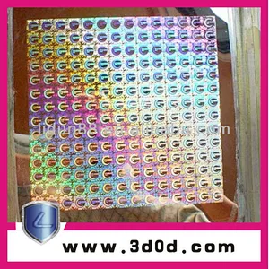 2d/3d laser hologram sticker/anti-fake holographic labels