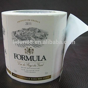 custom wine hologram stickers/all kinds of adhesive label