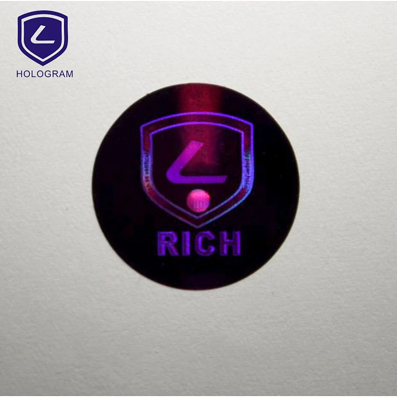 Factory supplies self-adhesive holographic anti-counterfeiting stickers/labels