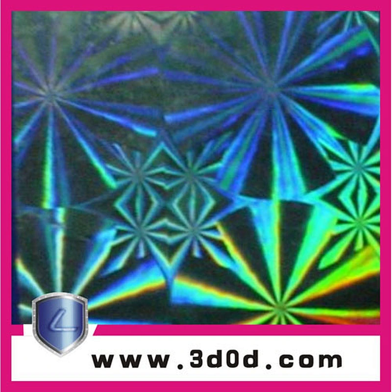 Gold Holograms Labels And Stickers Hologram With Laser Serial Number
