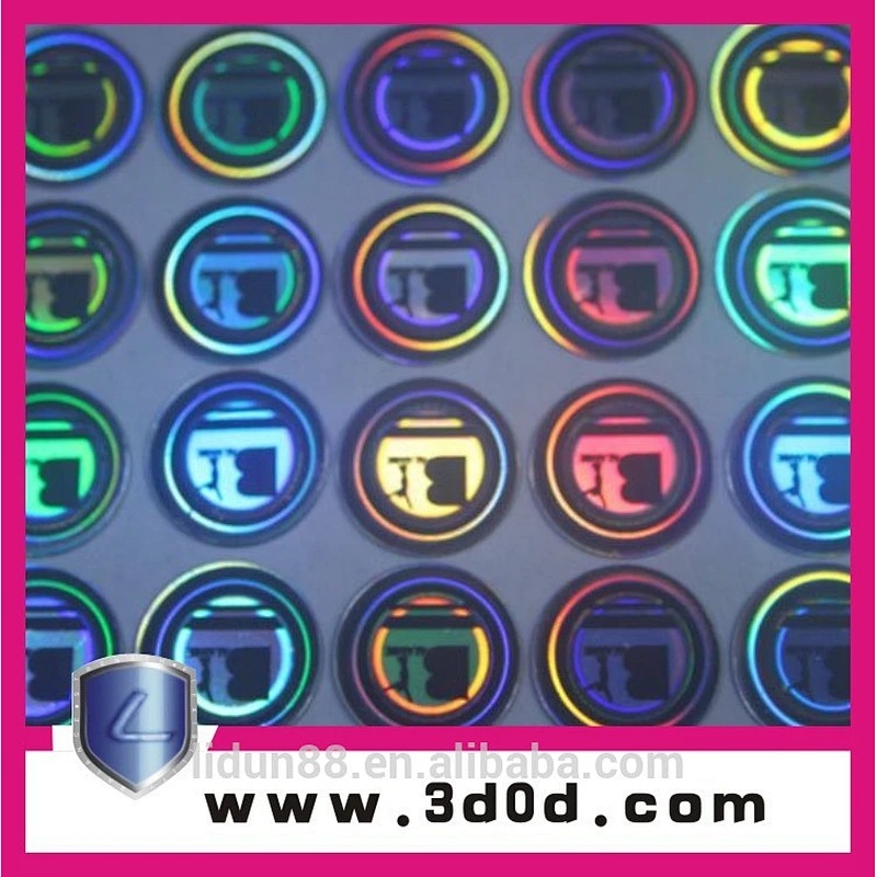 2017high quality hologram, customized hologram sticker, laser anti-counterfeit labels/trademark