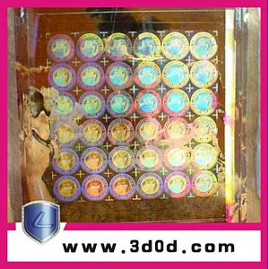 Anti-counterfeit adhesive label/sticker