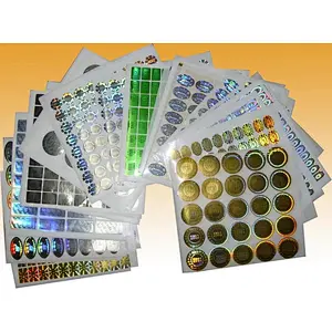 High quality adhesive hologram sticker labels for juice bottle labels
